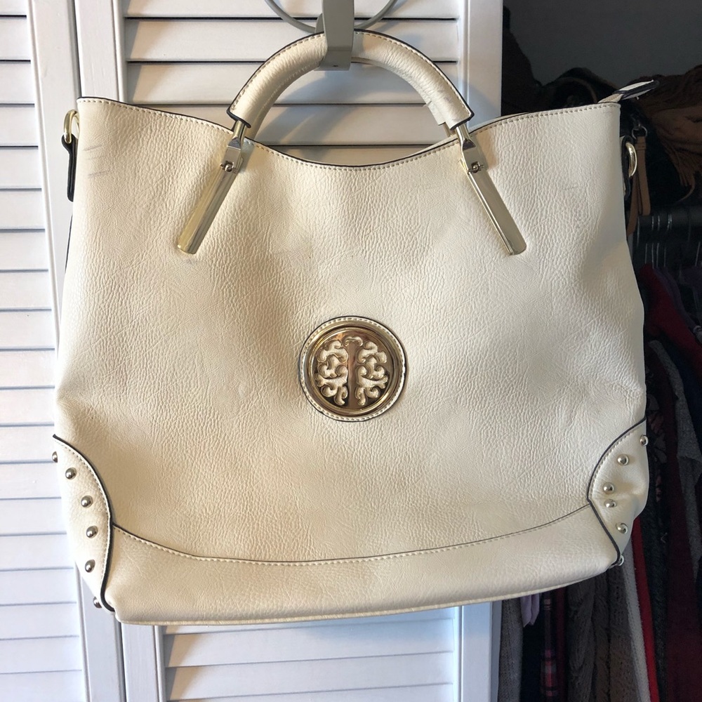 White hobo bag